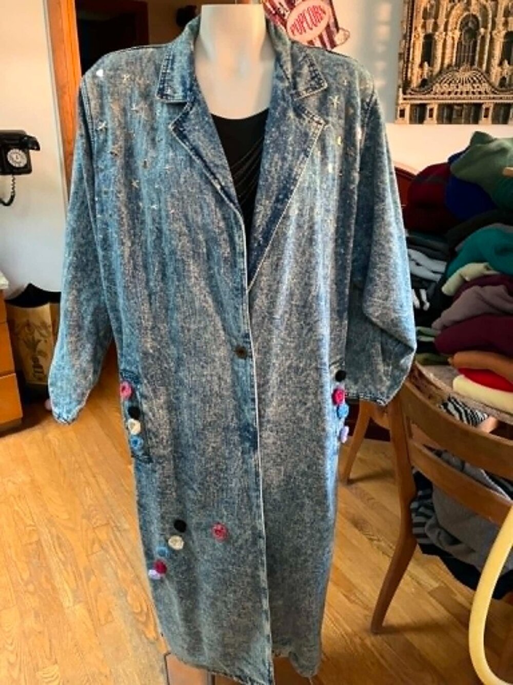 vintage jean coat